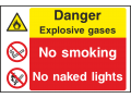 Danger Explosive Gases